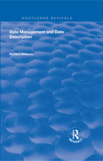 Data Management and Data Description