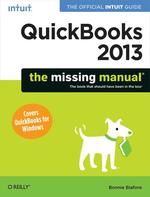 Quickbooks 2013: the Missing Manual