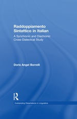 Raddoppiamento Sintattico in Italian