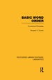 Basic Word Order (Rle Linguistics B: Grammar)