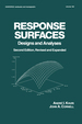 Response Surfaces: Designs and Analyses