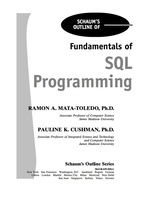Schaum's Outline of Fundamentals of Sql Programming