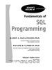 Schaum's Outline of Fundamentals of Sql Programming