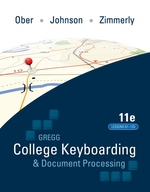 Gregg College Keyboading & Document Processing (Gdp); Lessons 61-120 Text