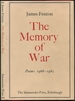 The Memory of War. Poems 1968-1982