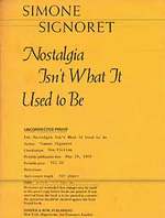 Nostalgia Isn't What It Used to Be. (This is an Uncorrected Proof).