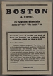 Boston: a Novel