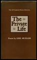 The Private Life. Poems