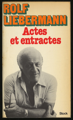 Actes Et Entractes