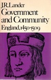 Government and Community England, 1450�1509
