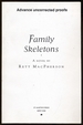 Family Skeletons