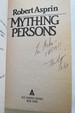 Myth-Ing Persons; (Signed By Author)