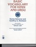 Basic Vocabulary for Hindi and Urdu