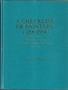 A Checklist of Painters C1200-1994 Represented in the Witt Library Courtauld Institute of Art London