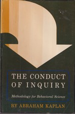The Conduct of Inquiry: Methodology for Behavioral Science
