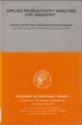 Applied Productivity Analysis for Industry