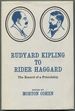 Rudyard Kipling to Rider Haggard: the Record of a Friendship
