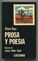 Prosa Y Poeisa. Edici�n De James Willis Robb [Prose and Poetry]