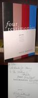 Four Testimonies; Signed 1st