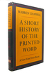 A Short History of the Printed Word