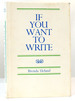 If You Want to Write