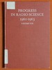 Space Radio Science (Progress in Radio Science 1960-1963 Vol. VIII)