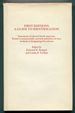 First Editions: a Guide to Identification