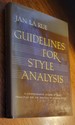 Guidelines for Style Analysis