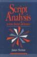 Script Analysis for Actors, Directors, and Designers