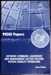 Defining Command, Leadership, and Management Success Factors Within Stability Operations