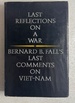 Last reflections on a war.
