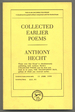 Collected Earlier Poems