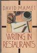 Writing in Restaurants
