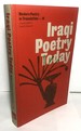 Iraqi Poetry Today