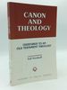 Canon and Theology: Overtures to an Old Testament Theology