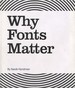 Why Fonts Matter