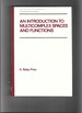An Introduction to Multicomplex Spaces and Functions (Pure and Applied Mathematics. a Series of Monographs, Textbooks and Lecture Notes 140)