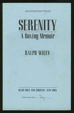 Serenity: a Boxing Memoir