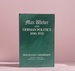 Max Weber and German Politics, 1890-1920