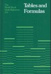 Tables and Formulas