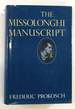 The Missolonghi Manuscript