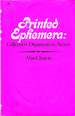 Printed Ephemera. Collection Organization and Access