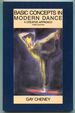 Basic Concepts in Modern Dance: a Creative Approach