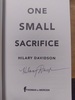 One Small Sacrifice