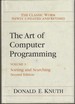 Art of Computer Programming, the Sorting and Searching, Volume 3