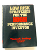 1985 Hc Low-Risk Strategies for the High-Performance Investor