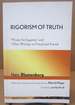 Rigorism of Truth: "Moses the Egyptian" and Other Writings on Freud and Arendt