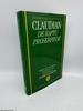 Claudian: De Raptu Proserpinae