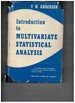 Introduction to Multivariate Statistical Analysis