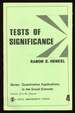 Tests of Significance